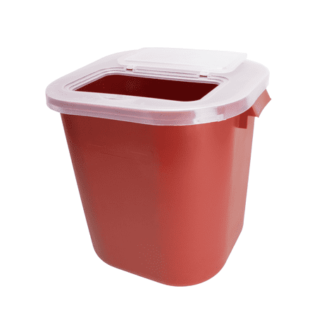 Sharps Container for Home Use & Professional, 8 Gallon (1-Pack) with Locking Lid, Biohazard Needle and Syringe Disposal, Professional Medical Grade
