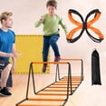 thumbnail image 2 of Agility Ladder Football Footwork Ladder, Balance Foldable Agility Training Equipment for Speed, Soccer, 2 of 8