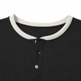 thumbnail image 6 of IhhxPro Men's Waffle Knit Tank Top with Pockets Button Front Sleeveless Shirt Casual Summer Beach Workout Lightweight Cotton Loose Fit Henley Style S-5XL, 6 of 7