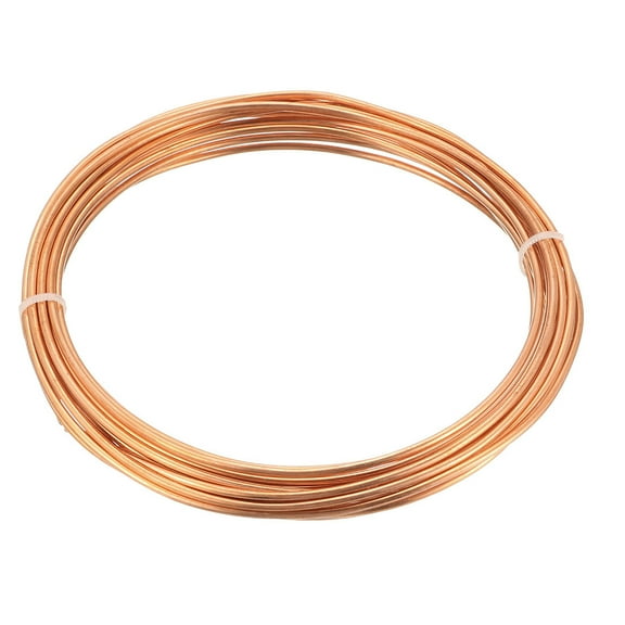 Uxcell 0.06'' x 0.02'' Refrigeration Tubing Coil for Heat Exchange Copper Gold Tone 1pcs