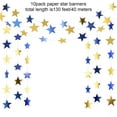thumbnail image 2 of Dalrosia 10PCS Paper Garland Banner, Glitter Circle Star Hanging Streamer Iridescent Paper Backdrop Banner for Birthday Wedding Christmas Engagement Festival Party Home Decor, 2 of 6