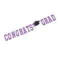 thumbnail image 3 of Shisuyan Purple Graduation Banner for Party Decor Photo Prop Made of Paper 59.8x39.4 Inches, 3 of 8
