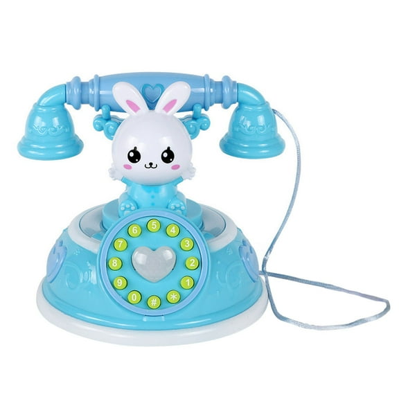 Corded Retro Phone Simulated Telephone Children's Cognitive Skills Toy