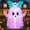 Pink Bow Ghost, variant on Joyfy 5Ft Halloween Inflatable Pumpkin Ghost with Colorful LED Lights,Halloween Blow Up Cute Decor for Indoor Outdoor Holiday Yard Decoration