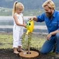 thumbnail image 6 of Osfvolr 4 Pack 15.7 Inch Coconut Fiber Mulch Ring-for Moisture Retention, Indoor Outdoor Trees and Landscaping, 6 of 7