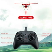 Bruce&Shark RC Airplane, RC Plane Ready to Fly, Z50 2 Channels 2.4GHz Remote Control Airplane, Easy to Fly RC Glider for Kids & Adults (Red)