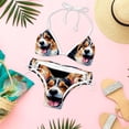 thumbnail image 6 of Corgi Dog Detachable Sponge Adjustable Strap Bikini Set Two-Pack Swimsuit Women Swim Suit, 6 of 6