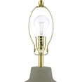 thumbnail image 3 of Livabliss Stella Diminuta Traditional Accent Table Lamp, 23-inch, Dark Green with White Scalloped Shade Shade, 3 of 5