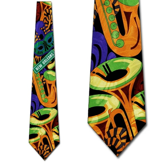 New Orleans Icons Necktie Mens Tie by Steven Harri