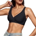 thumbnail image 4 of Women Deep V Push up Wireless Jelly Bras Mesh Comfortable No Underwire Seamless Bralette with Support and Lift Plunge T-Shirt Bras, 4 of 4