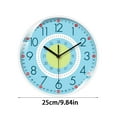 thumbnail image 6 of Eoperou Wall Clock Scientific Design Easy to Read Silent Non-Ticking - Battery Operated Colorful Clock Classroom Nursery Time Learn Tool, 6 of 8