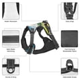 thumbnail image 3 of Vsdgher Countryside Farm Cow Pattern Dog Harness,No Pull Pet Harness with Soft Padded Handle,Adjustable Reflective Vest with 2 Buckles,4 Slide Buckles,S-XL X-Large, 3 of 4