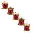 thumbnail image 1 of YWIYIUD Décorations de Sapin de Noël Mini Tambour Pailleté Rouge, Ornement d'Instruments de Bureau Décoration de Fête de Noël Mariage 1/2/3/4/5/6/7/8 Pcs, 1 of 4