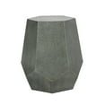thumbnail image 3 of Noble House Minkler Hammered Metal Geometric Side Table, Brushed Antique Silver, 3 of 8