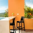 thumbnail image 3 of Compamia Siesta Maya Resin 29.5" Barstool in Black, 3 of 7