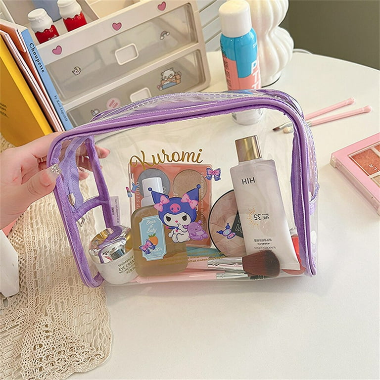 Kuromi My Melody Cinnamoroll Hello Kitty Cosmetic Makeup Bag Pencil Case  Storage