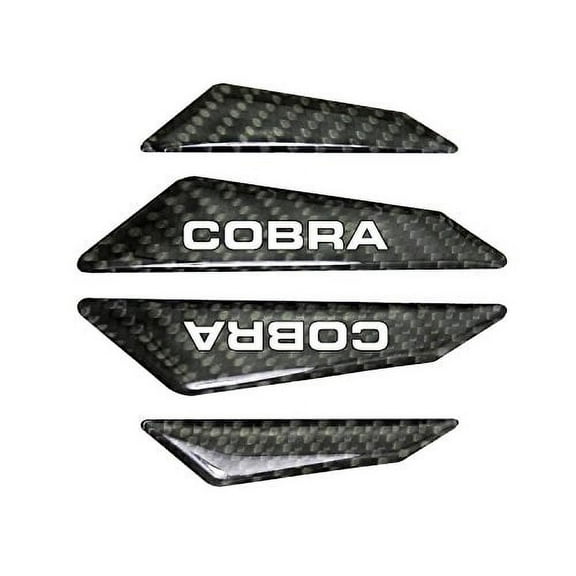 Ford Mustang Cobra Real Black Carbon Fiber Door Edge Guard Decal
