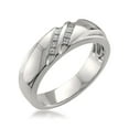 thumbnail image 2 of 1/4 Carat T.W. Double Row Princess Diamond Platinum Men's Wedding Band, 2 of 3