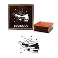 thumbnail image 1 of Printtoo Superhero Bunny Flying Square Wooden Rubber Stamp Pattern Scrap-booking-5 x 5 Inches, 1 of 2