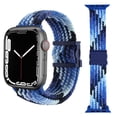 thumbnail image 2 of Correa de reloj de nailon hebilla magnética de 22mm correa de Kuymtek reloj ajustable piezas de repuesto para Apple Watch Series 8 7, 2 of 4