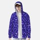 thumbnail image 2 of Fotbe Beautiful Purple Snowflakes Chaqueta con Protección Solar UPF 50+ para Hombre y Mujer, Camisa con Capucha y Bolsillos-Small, 2 of 7
