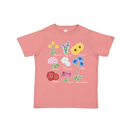 

Inktastic French Wild Flower Chart Gift Toddler Boy or Toddler Girl T-Shirt