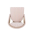 thumbnail image 3 of Ensemble de 2 Chaises Bistro d'Extérieur Rouges et Blanches - Cadre en Aluminium, Rotin en Polyéthylène, 35 Pouces H - Sièges de Patio Français Classiques pour Balcon, Jardin Ou Salle à Manger, 3 of 14