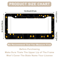 thumbnail image 3 of 1 Pcs Black Cats License Plate Frame, License Plate Cover for Car Decorative Parts, Aluminum License Plate Bracket Holder Rust-Proof Weather-Proof for US Standard Car, 3 of 9
