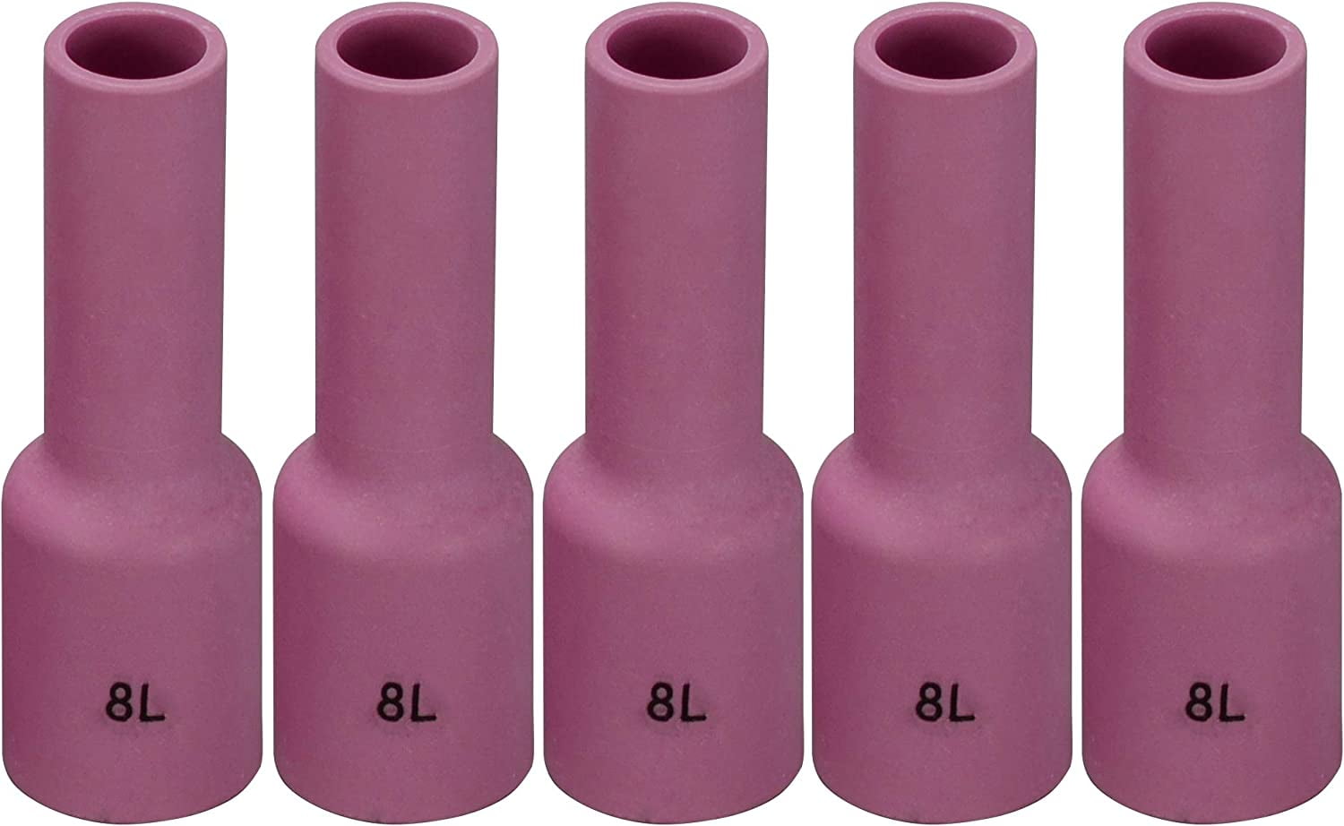 RIVERWELD Ugello al quarzo trasparente 54N16#6 L=47 tazze TIG in vetro Quarzo 54NQ-16-6# per torce di saldatura SR WP 17 18 26 TIG 3pk