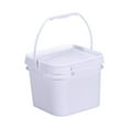 thumbnail image 3 of Pintar el agua de la cubeta de agua puede organizador portátil de bañera contenedor de cubo de almacenamiento de alimentos para proyectos de manejo de 2.5L, 3 of 8