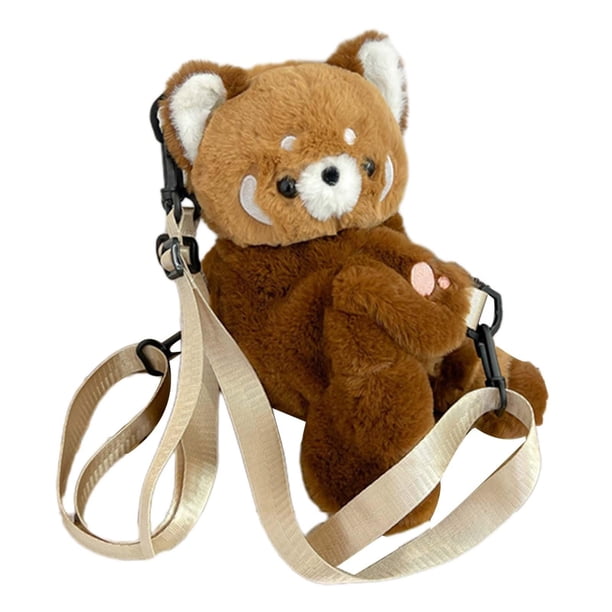 Mochila de muñeca Panda de peluche Strade Fareast Limited bolso cruzado para mochilero femenino S