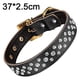 thumbnail image 2 of Collar de perro acolchado de cuero Collar de perro de cristal personalizado de tamaño pequeño y mediano, 2 of 5