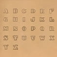 thumbnail image 1 of 13mm (1/2") Uppercase Alphabet Stamp Set 8130-00, 1 of 1