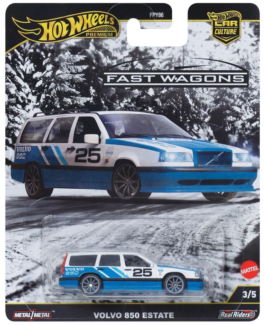 Hot Wheels Premium Car Culture 2025 Fast Wagons FPY86-961J Set of 5
