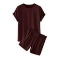 thumbnail image 4 of Ensemble d'Été 2 Pcs pour Hommes Chemises à Manches Courtes et Shorts de Plage, 4 of 7