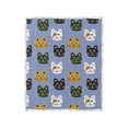 thumbnail image 2 of Cats Double Layer Short Plush Blanket 50"X60", 2 of 4