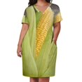 thumbnail image 2 of Vestido holgado con bolsillos para mujer vestido de fiesta para graduación, 2 of 6