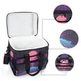 thumbnail image 6 of FORMRS Insulated Cooler Bag 24 Cans Capacity Soft Leakproof Lunch Box with Side Pockets, Night Neon Road, 6 of 7