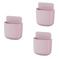 thumbnail image 1 of 3pcs Remote Control Holder Wall Mount Holders Phone Charging Desktop Organizer Storage Containers For Home Office, 1 of 1