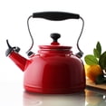 thumbnail image 2 of Chantal Vintage 1.7-Quart Enamel-on-Steel Teakettle, Apple Red, 2 of 2