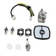 thumbnail image 4 of Kit De Carburador BOROCO 12520013314 12520013311 12520049030 12520046831 Reemplazo Para SRM2100 GT2000 GT2100 Trimmer, 4 of 14
