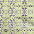 thumbnail image 1 of oneOone Cotton Poplin Twill Lime Green Fabric Tribal Craft Projects Decor Fabric Printed By The Yard 56 Inch Wide, 1 of 1