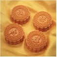 thumbnail image 4 of Mooncake Mold 100g- Cookie Stamps Plastic Hand Press Text Shape Kitchen Gadgets DIY Baking Pastry Tool 2.5in (Good luck and longevity), 4 of 12