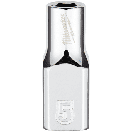 UPC: 0045242565405 | Milwaukee-45-34-9030 1/4 in. Drive 5mm Metric 6-Point Socket