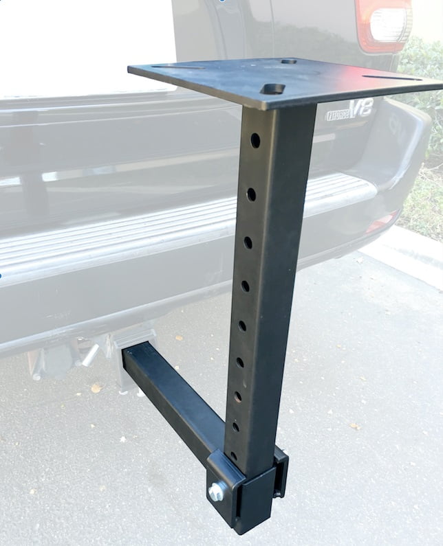 MaxxHaul 80356 Hitch Mount Vise Plate/Holder (with Adjustable Height