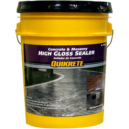 Quikrete High Gloss Sealer wet look 5 gal (Best Weft Sealer For Weave)
