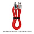 thumbnail image 3 of Universal 120W SuperCharge Type-C Data Cable, Fast Charging Zinc Alloy USB-C Power Cord for Android Smartphones & Tablets, High-Speed Sync & Rapid Power Delivery, 1m/2m Lengths in Black, Red, 3 of 8