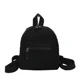 thumbnail image 2 of Mini mochila de peluche suave y esponjosa, moderna, de color liso, con múltiples bolsillos, bolso de hombro ligero, mochila escolar para niñas., 2 of 6
