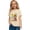 Beige, variant on Kids Tee Casual Print Short Sleeve Comfort Kids Outdoor Clothes,Army Green,2-3 Years