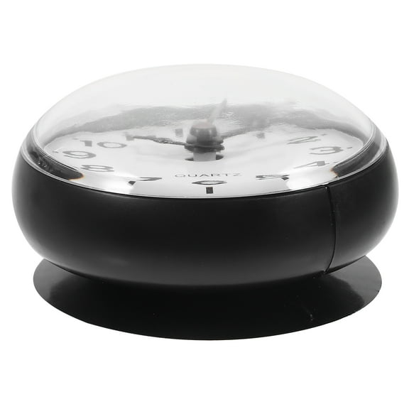 LEXSOMEO Waterproof Bathroom Shower Clock with Suction Cup Battery Operated Wall Clock
